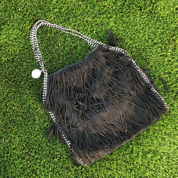 Stella McCartney Eco Suede Fringe Falabella Tote - Picture 2 of 6